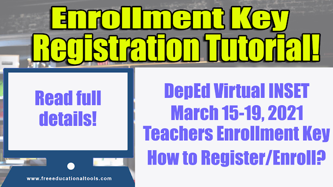 Teachers Guide: How to Register Enrollment Key to PD-LMS [Virtual INSET March 2021]