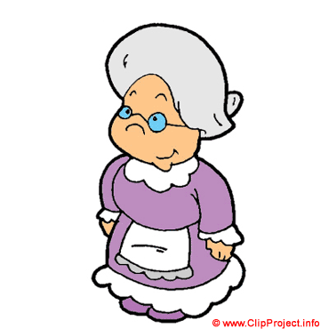 people walking cartoon. This is a Nanna.