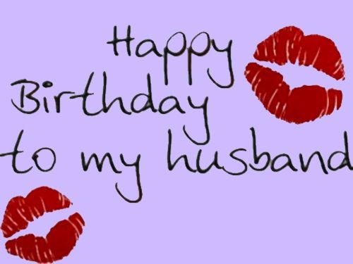 happy birthday husband love lips image