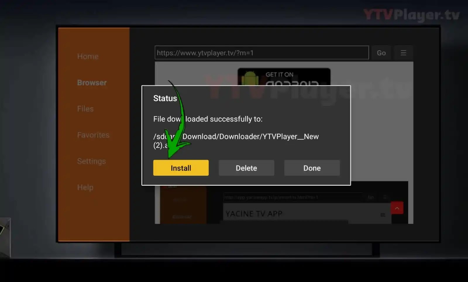 طريقة تحميل YTV Player للتلفاز (Android Tv / Tv box) اخر تحديث