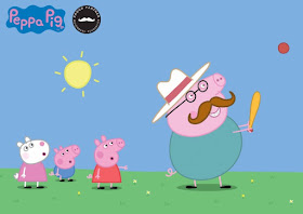 Health and fitness ‘expert’ Daddy Pig is joining in this Movember! 