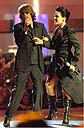Steven Tyler & Pink on stage performing Misery