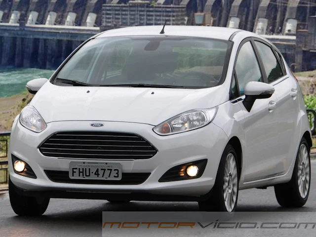 carro New Fiesta Hatch 2014 Branco