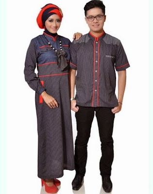 25+ Model Baju Muslim Couple Zoya (Gamis dan KoKo) Terbaru 