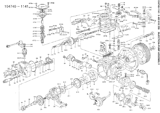 9460610259, 104740-1141 DISTRIBUTOR INJECTION FUEL PUMP ZEXEL