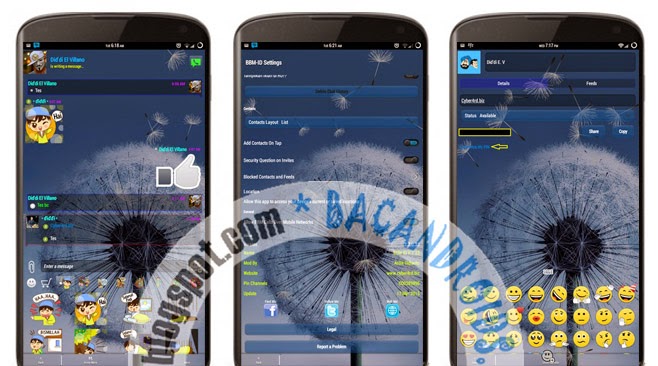 download BBM-ID Clone MOD Transparent Versi 2.7.0.23 Terbaru Change Background