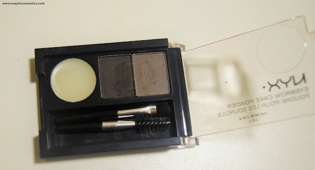 NYX Eyebrow Cake Powder in Black/Grey Review