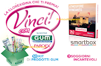 Logo Gum : vinci kit di prodotti per l'igiene orale e soggiorni incantevoli