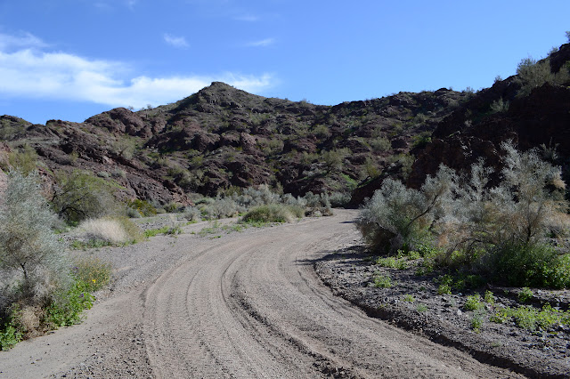 road in the wash