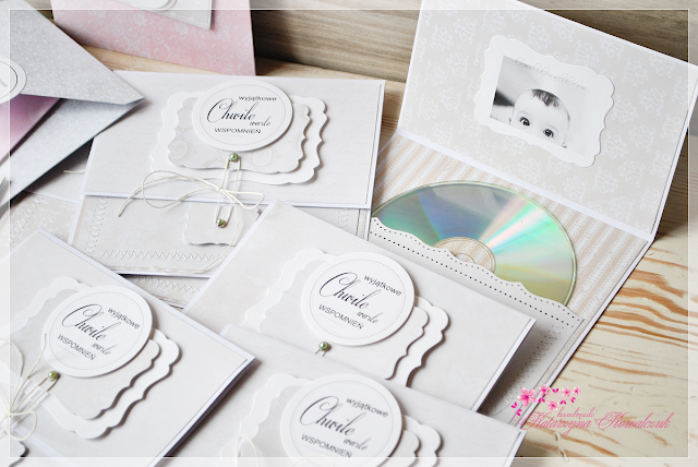 Foldery na płytę CD scrapbooking