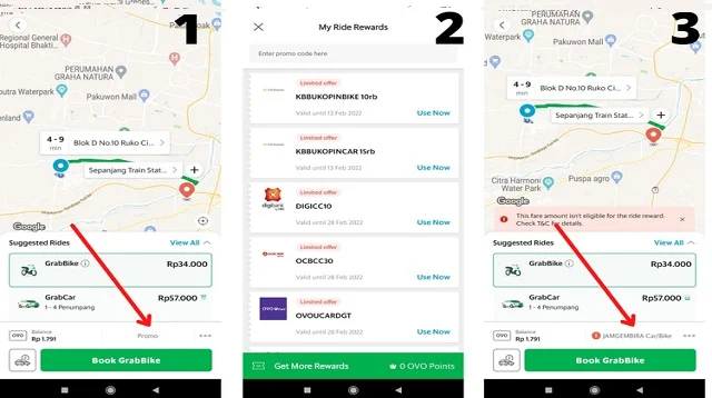 Cara Memasukkan Kode Promo Grab