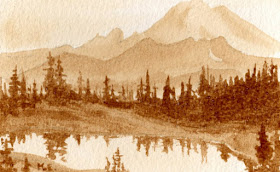 Karen Eland coffee painting ideas
