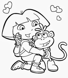 free printable cartoon coloring pages