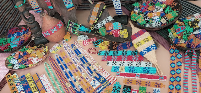 Colorful dead products of the Mangyan Tribe