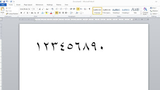 CARA MENGETIK ANGKA ARAB DI MICROSOFT WORD 2010