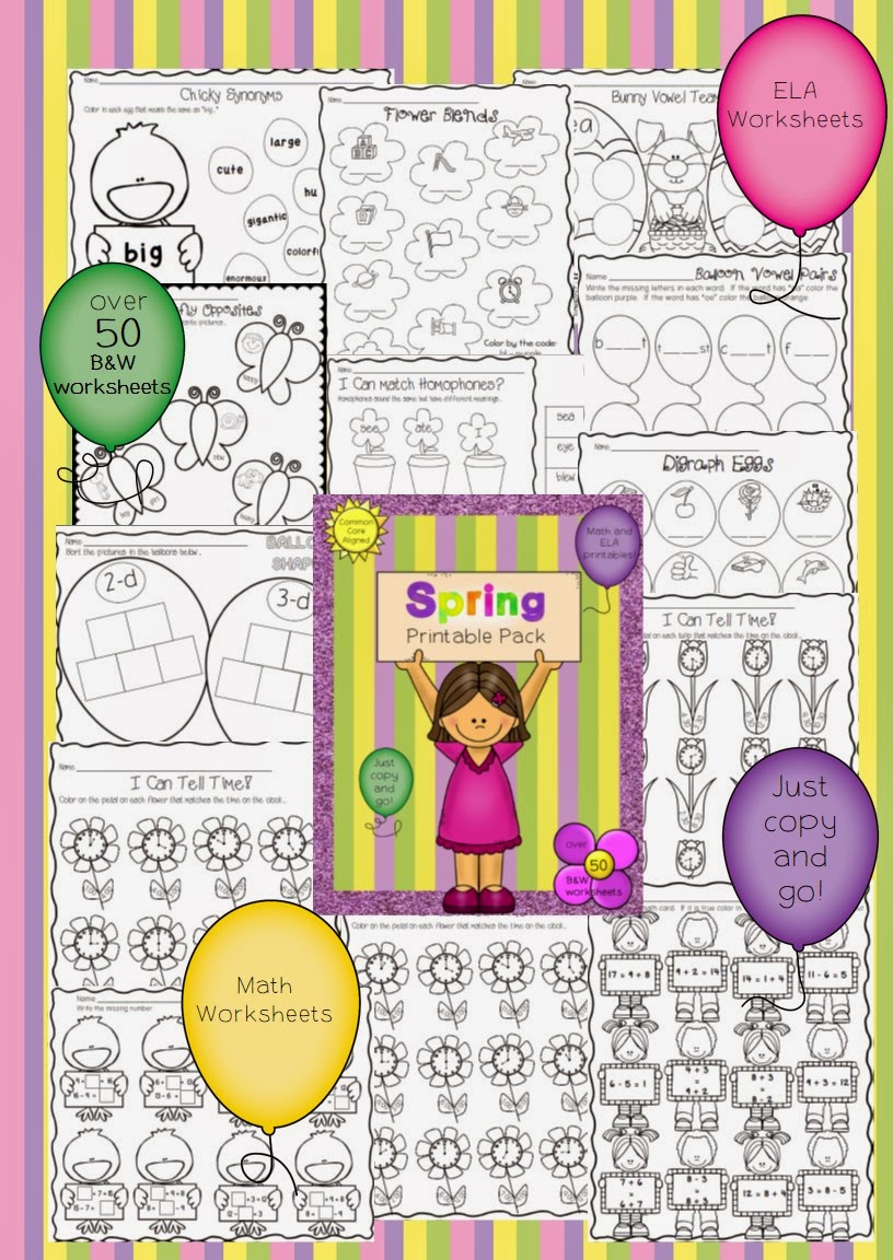 https://www.teacherspayteachers.com/Product/Spring-Printable-Pack-Over-50-Printables-to-cover-tons-of-ELA-and-Math-Skills-1173746