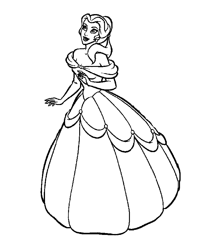 disney princess and frog coloring pages. Princess Coloring Pages: A New