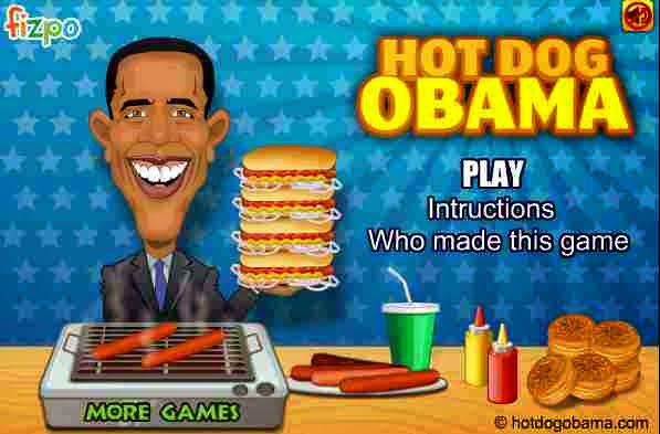 العاب طبخ لعبة هوت دوج اوباما