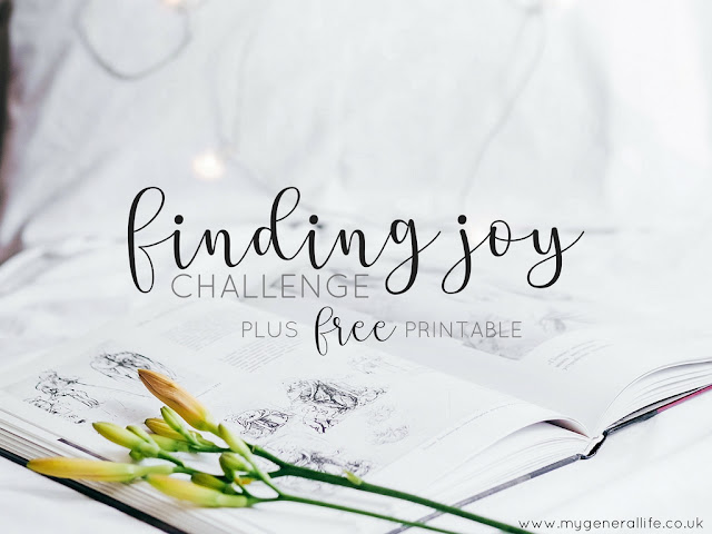 Finding Joy Challenge - come and join in with my finding joy challenge - download your free printable to get started!