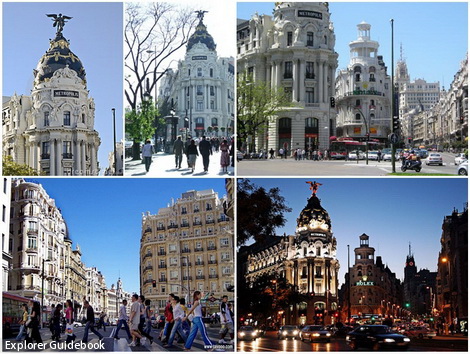 tempat wisata di madrid spanyol Gran Via