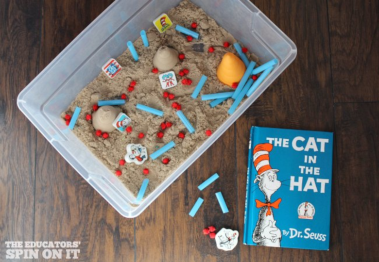 Dr Seuss Activities for Toddlers - Cat in the Hat activity