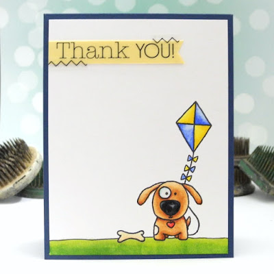 SRM Stickers Blog - Guest Designer - Jennifer Ingle - #card #clearstamps #guestdesigner #janesdoodles #littlemissmia #stickers #stitches #thankyou