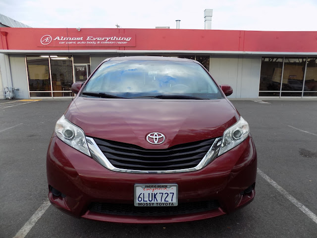 2011 Toyota Sienna-Before work was done at Almost Everything Autobody
