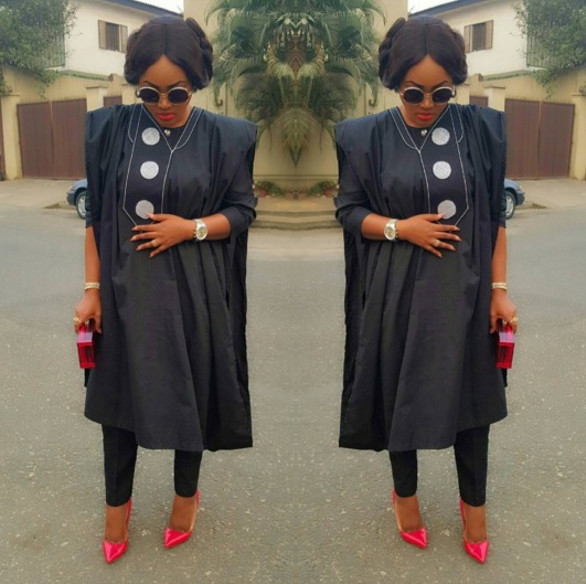 In Pictures: Mercy Aigbe Gentry Wears Agbada To Maya Awards 2016