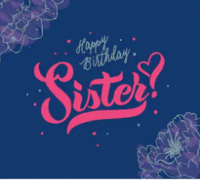 happy birthday image sister