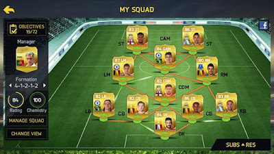 FIFA 15 Ultimate Team Apk Formation