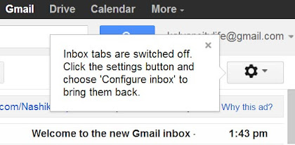  it came to my uncovering that the interface of my  Disable Primary, Social in addition to Promotions Tabs inwards Gmail