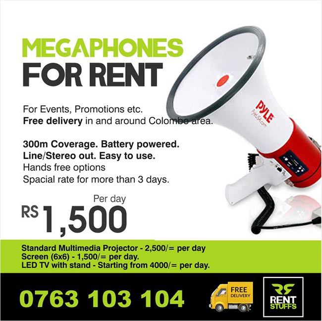 Megaphone for Rent ( Bull Horn )