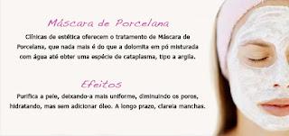 Máscara de porcelana