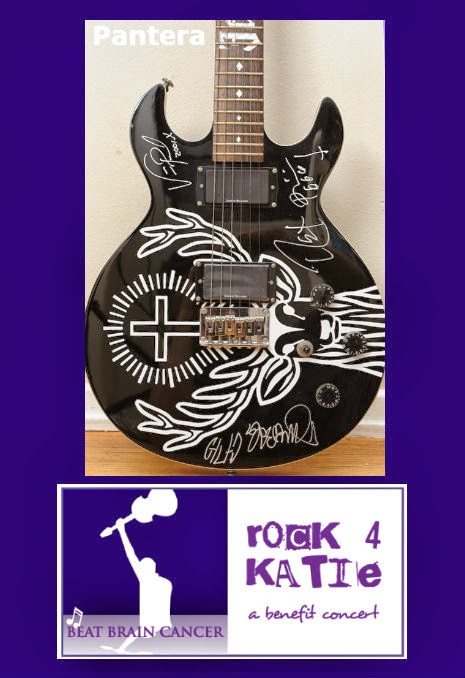 Autographed Pantera Guitar for charity