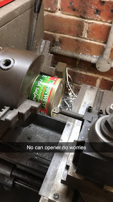 Lathe Can Opener