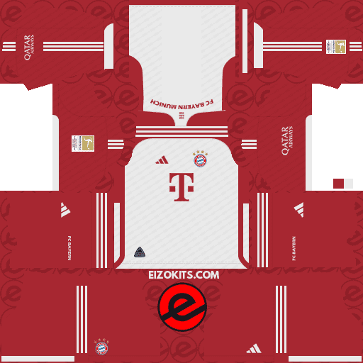 FC Bayern Munich Kits 2023-2024 Adidas Leaked - DLS2019 Kits (Home)