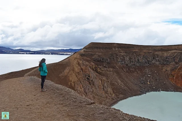 Volcán Askja por libre en Islandia