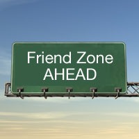 friend zone sign