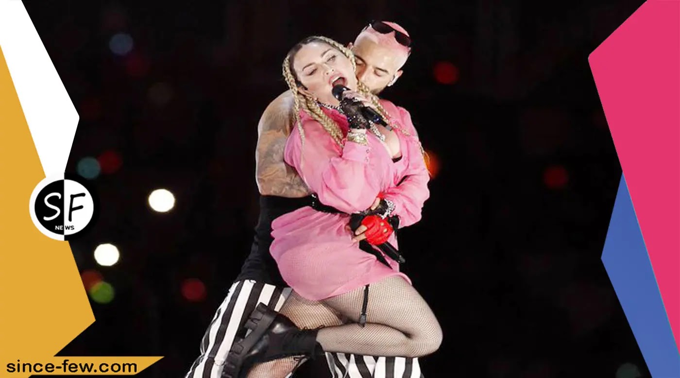 While performing in Colombia, Madonna gives Maluma a STEAMY lap dance—SEE PICTURES