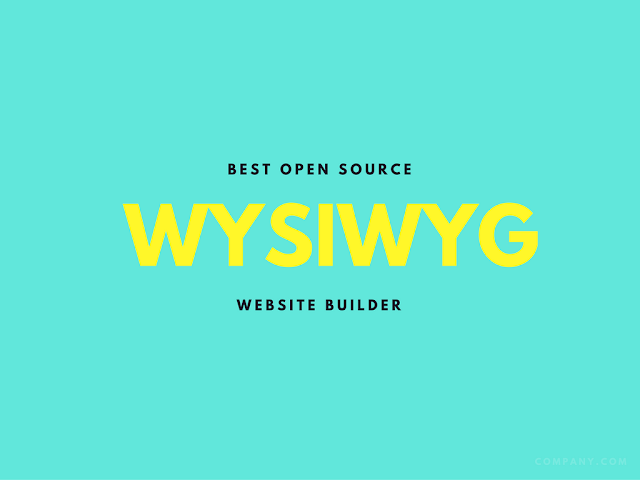 Open source website builder