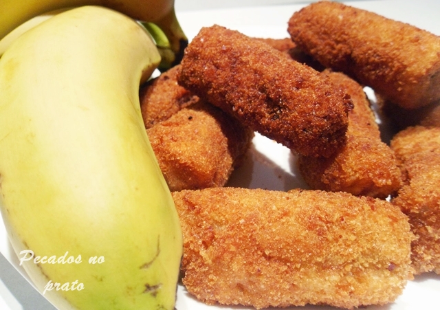 Banana frita panada