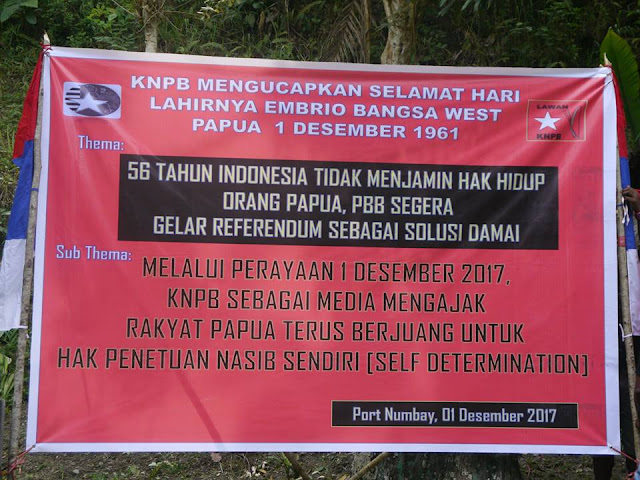 KNPB 56 TAHUN INDONESIA TIDAK MENJAMIN HAK HIDUP BANGSA PAPUA, SEGERA GELAR REFERENDUM