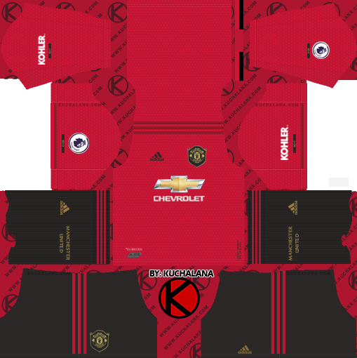 Manchester United Dream League Soccer Kits 20192020 Terbaru