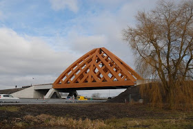 Wood Bridge In Netherlands