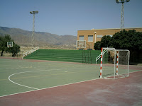 Vista parcial pista polideportiva