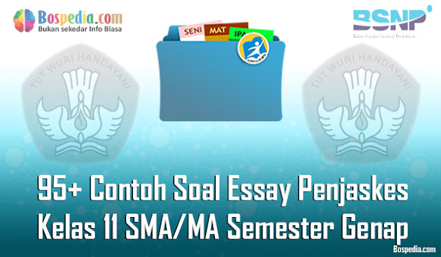 95+ Contoh Soal Essay Penjaskes Kelas 11 SMA/MA Semester Genap Terbaru