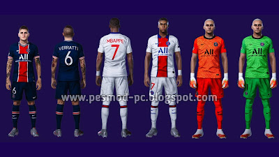 Pes 2021 kit PSG Update Season 2020/2021