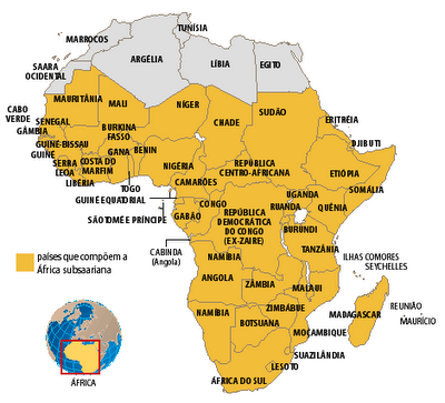 Resultado de imagen para africa negra ubicacion geografica