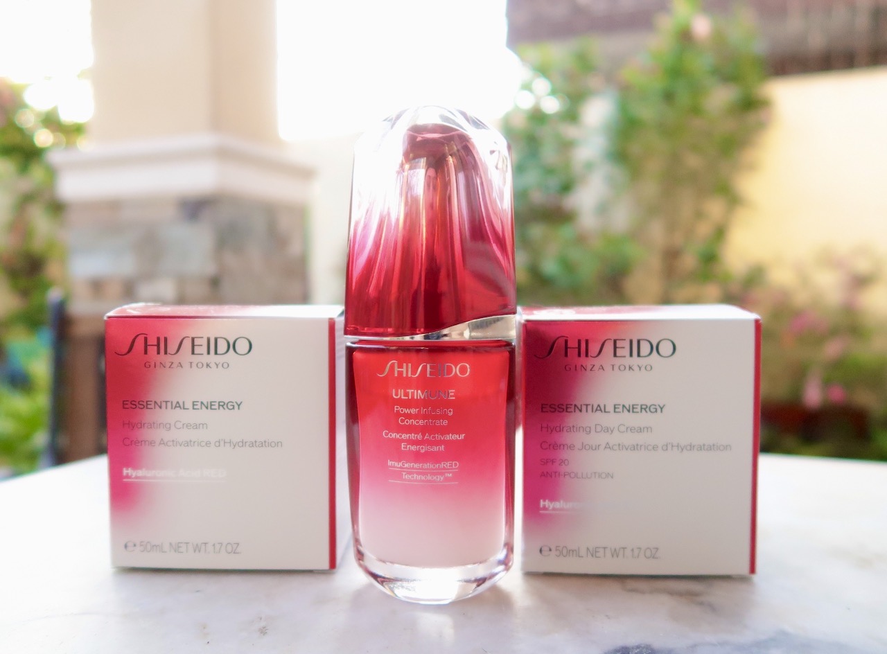 Shiseido essential. Shiseido Essential Energy. Эссенция шисейдо красная. Шисейдо Аденовитал. Эмульсия Shiseido Essential Energy Day Emulsion SPF 30.