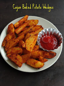 Cajun Baked Potato Wedges, Cajun Oven Fries